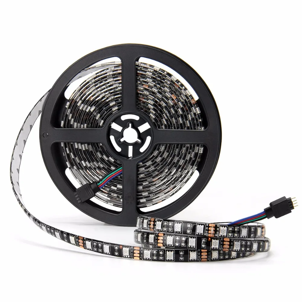 SMD 5050 сказочные RGB светодиодные ленты 5 м 300 светодиодный s DC 12 В водонепроницаемый наружный сад уличное украшение освещение Гибкая лампа