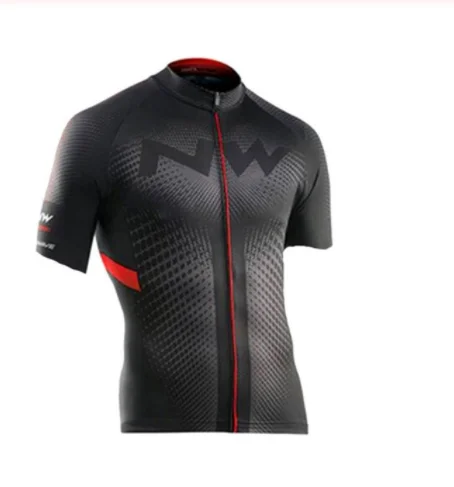 NW Manner und Frauen Radfahren Jersey Kleidung Set Fruhling und Sommer Manner und Frauen Kurzarm Atmungsaktiv - Цвет: Cycling jersey