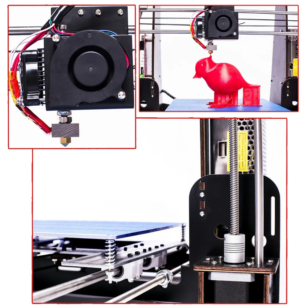 3D-принтер A8 авиационная доска/акриловый Prusa i3 Reprap MK8 экструдер Heatbed 220*220*240 мм 3d Принтер Комплект Великобритания США