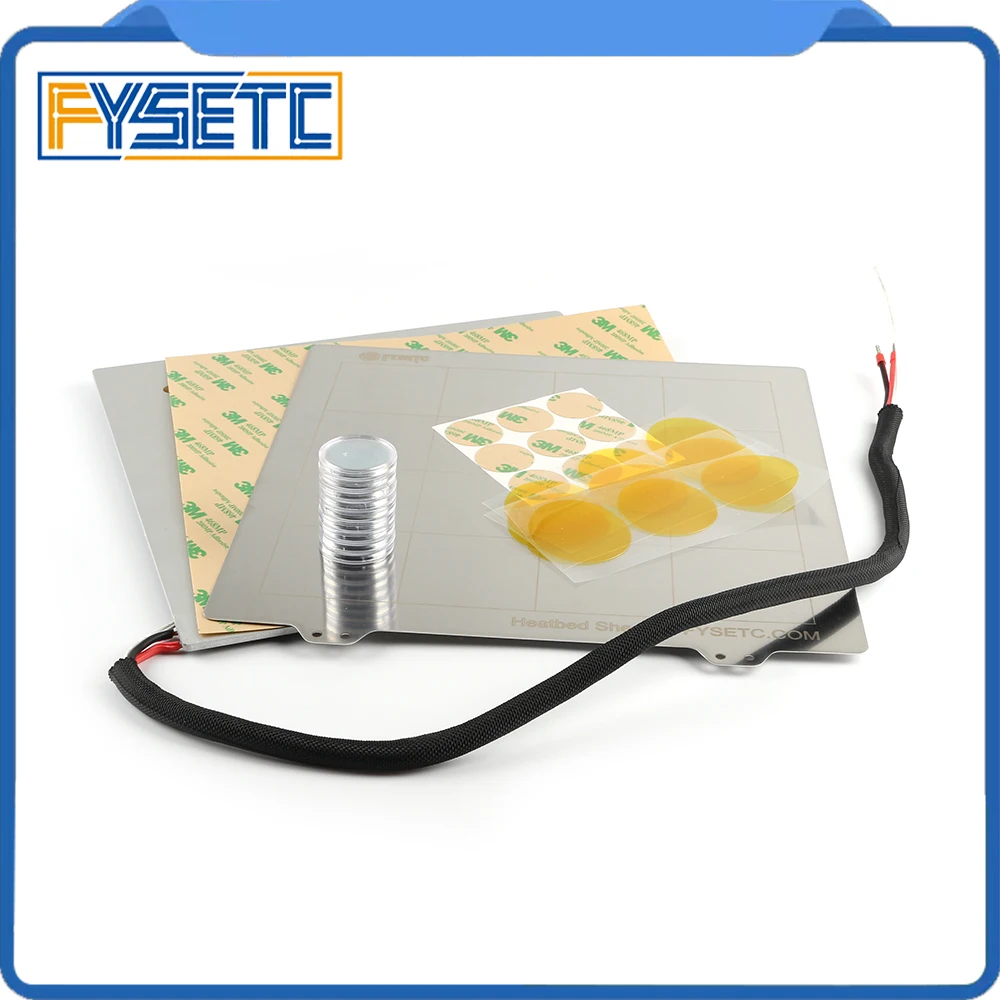 235x235 мм Heatbed + PEI пружинный стальной лист магнит чтобы стать магнитной горячей