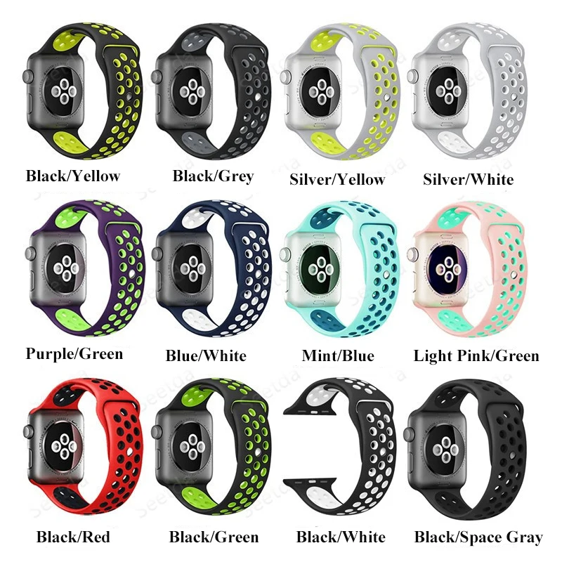 Сменный ремешок для Apple Watch серия 3 2 1 резиновый iwatch 3/2/1|for apple watch band|for watchband for |