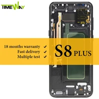 for samsung s8 plus lcd dispaly super amoled with frame with touch screen assembly for samsung s8 plus g955 screen tested lcd