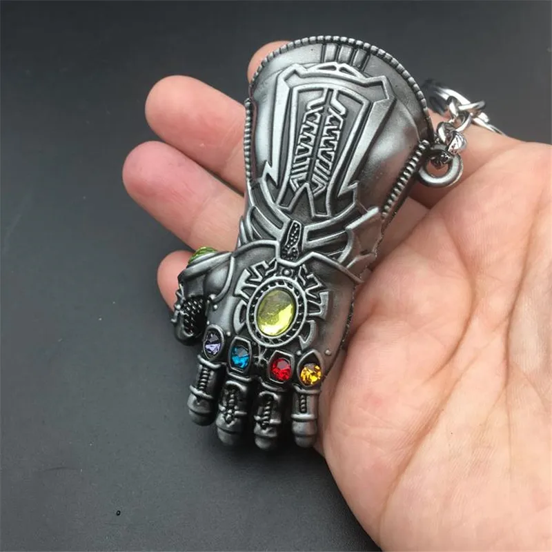 Мстители: бесконечные Военные перчатки Таноса кулак брелок для ключей подвеска