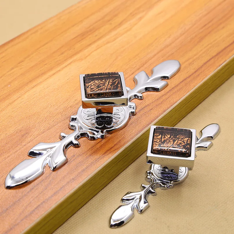 JD Хрустальная квадратная стеклянная ручка европейский и американский