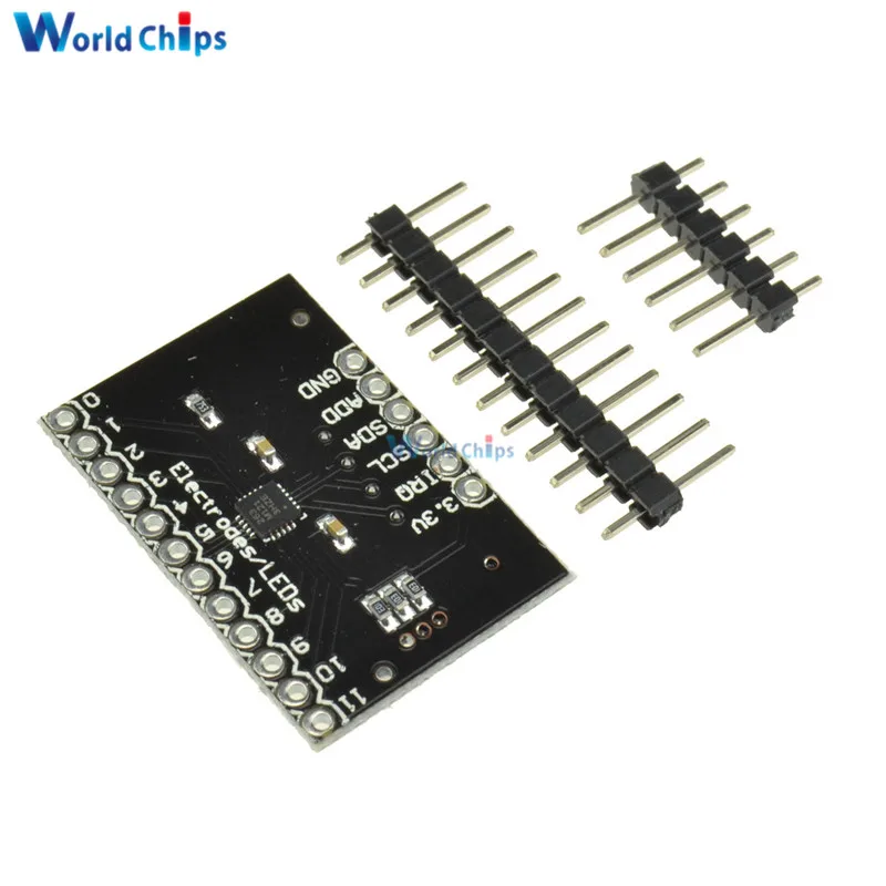 MPR121 Breakout V12 емкостный сенсорный сенсор модуль контроллера IEC интерфейсная клавиатура макетная плата