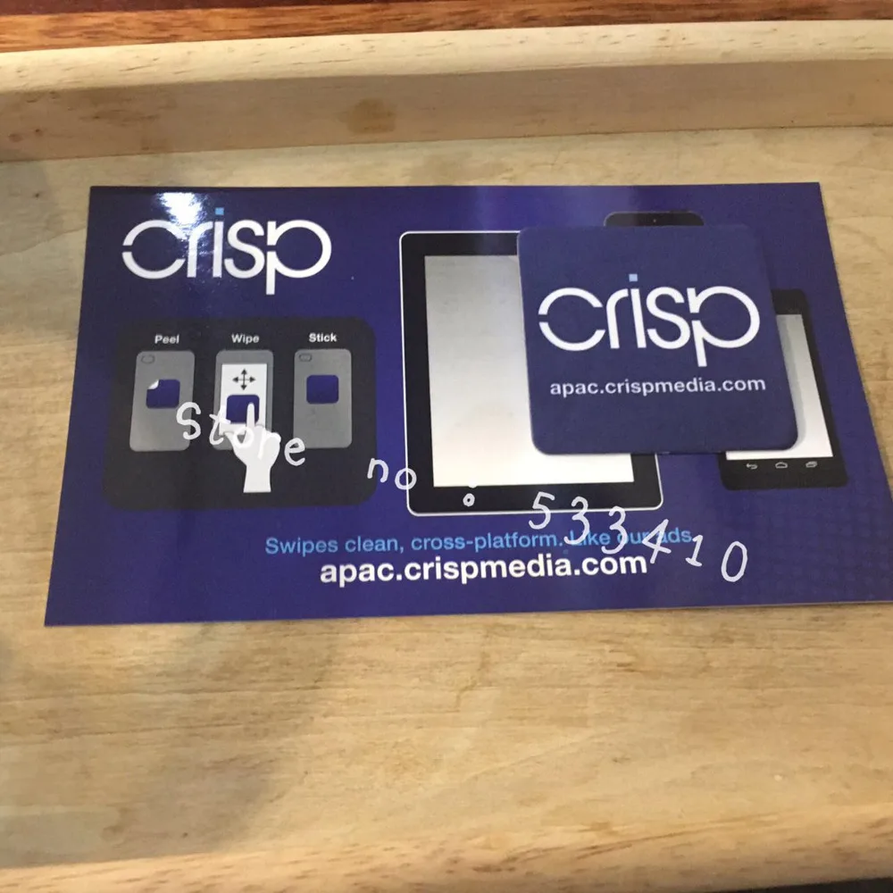 500 шт./лот 5*5 см наклейка для очистки экрана мобильного телефона с индивидуальным