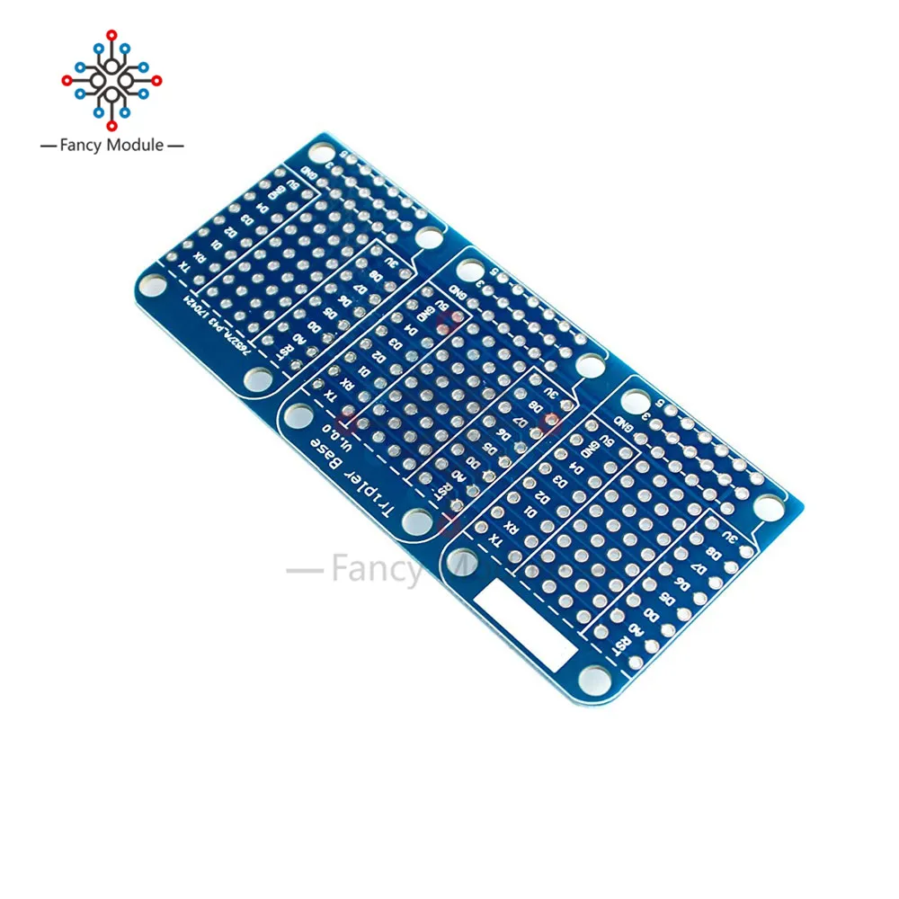 Двухсторонняя Плата расширения Tripler Base V1.0.0 Shield для WeMos D1 Mini ESP8266 Arduino | Инструменты