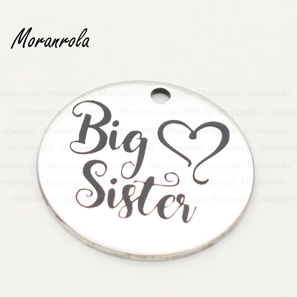 Новое ювелирное ожерелье с надписью big sister персонализированное большой подарок