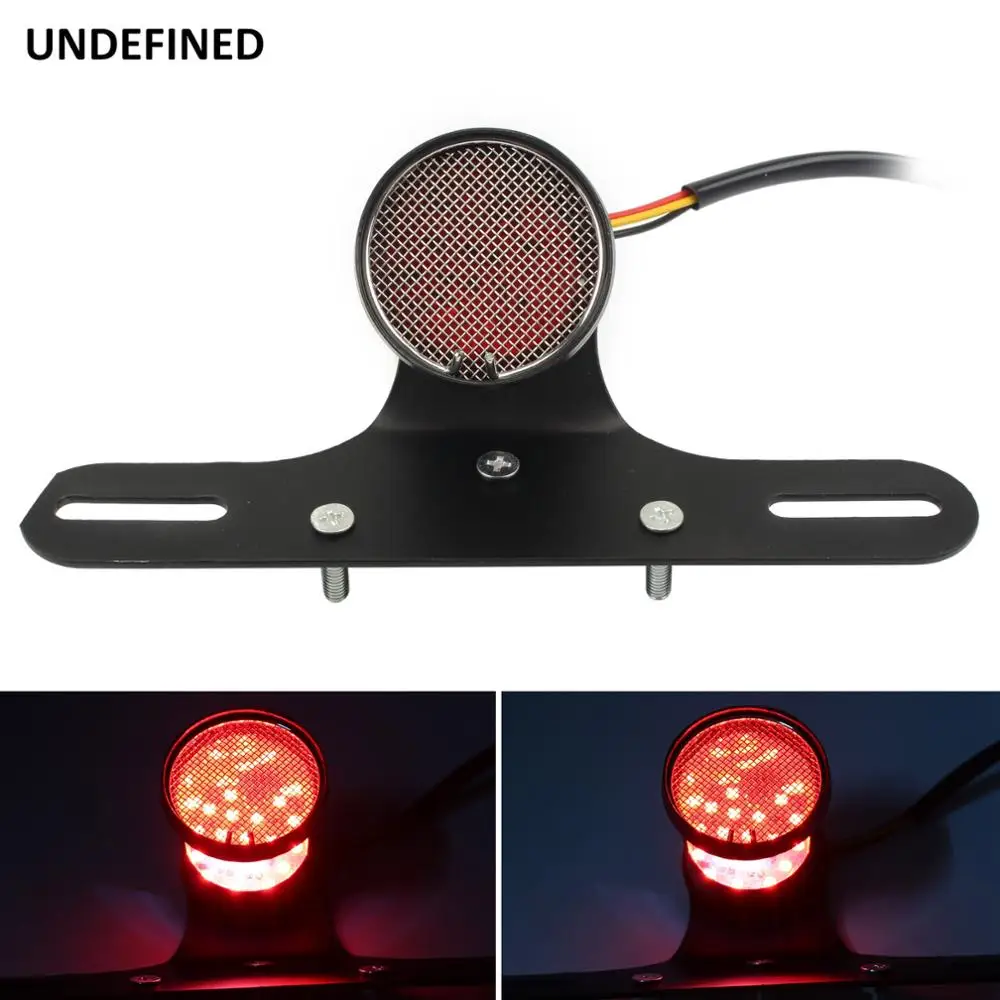 Мотоциклетный сетчатый тормозной задний светильник кронштейн заднего номерного