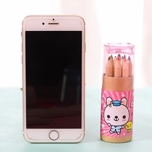 12 шт./упак. новые цветные карандаши с рисунком доктора медведя креативные