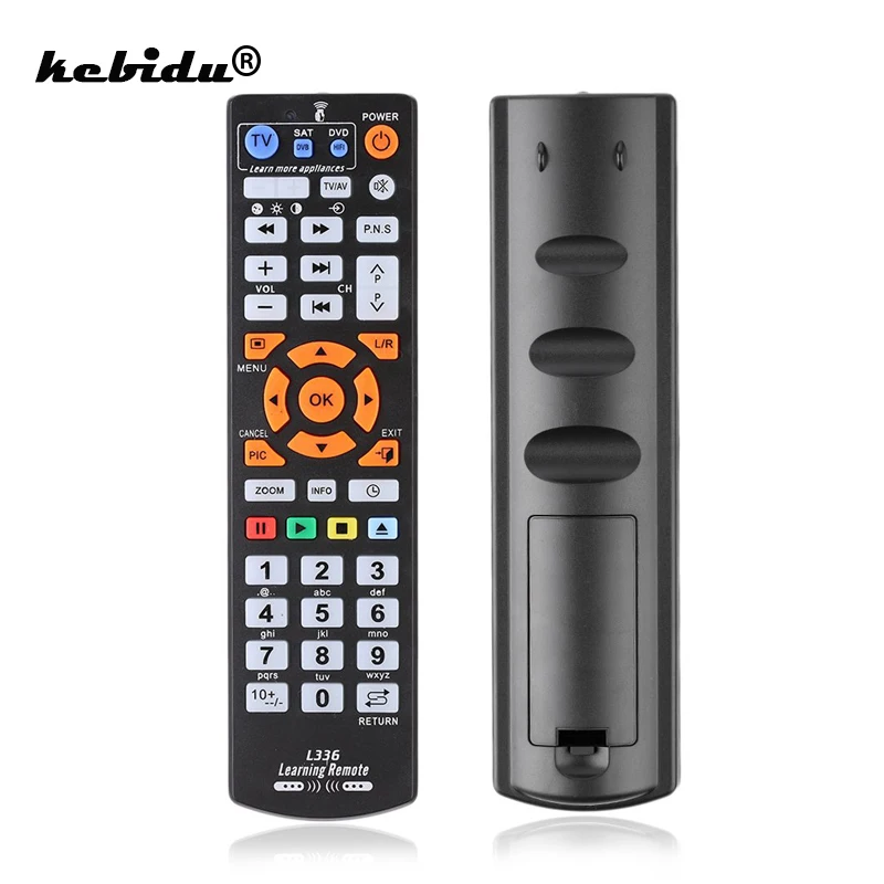 Умный пульт дистанционного управления kebidu ИК с функцией обучения для TV CBL DVD SAT L336
