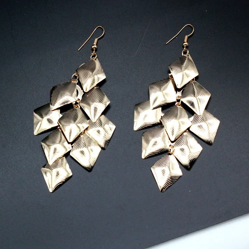 Hot New Fashion Simple Joker Multi-layer Irregular Exaggerated personality earrings EH015 | Украшения и аксессуары