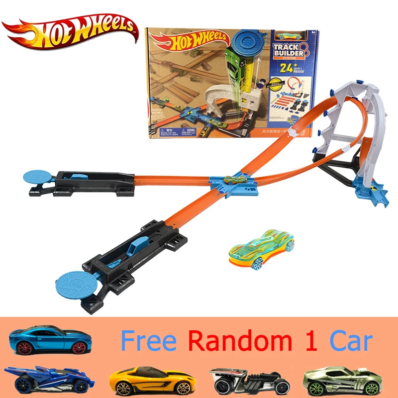 Hot Wheels 4 в 1 Трековый костюм автомобиль игрушка Новый дизайн многофункциональная