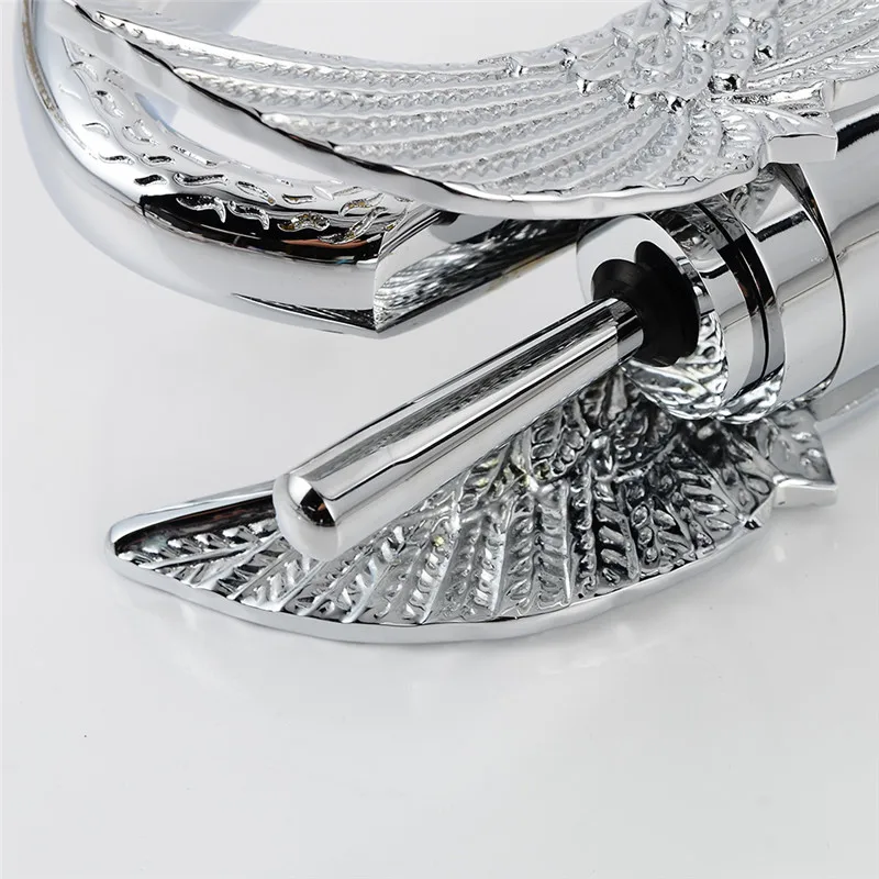 Бесплатная доставка дизайн роскошные медные ванной бассейна кран лебедь