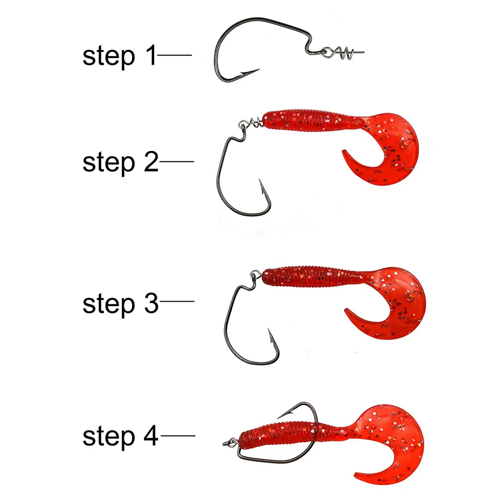 100 шт. центрирующий штифт для рыболовных крючков пружинный Поворотный фиксатор