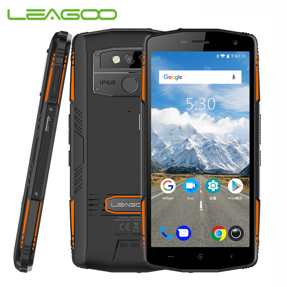 LEAGOO XRover 6 ГБ 128 IP68 Водонепроницаемый NFC Face ID 4G смартфон Android 8 1 5000 мАч 9V2A 13 МП Двойная