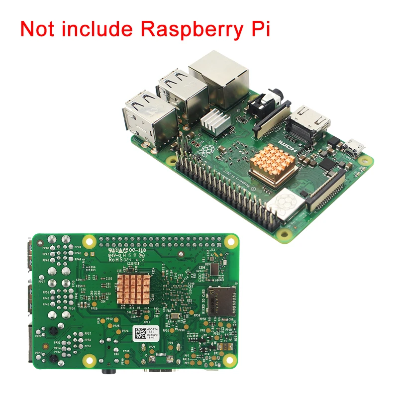 

10pcs/lot Raspberry Pi 3 Model B Plus Heat Sink with 20 Cooper and 10 Aluminum Heatsink Cooler for Raspberry Pi 3B+ / 3B / 2B