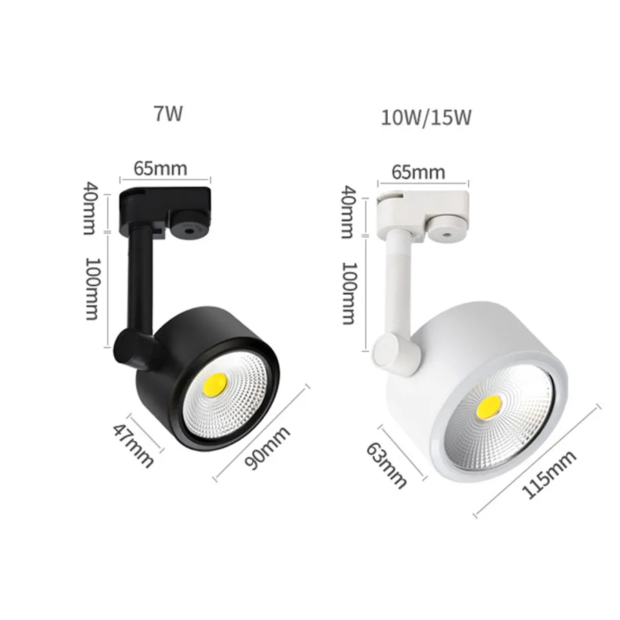 

Thrisdar 7W 10W 15W astigmatism COB LED track light modern track LED spotlight clothing shoes shop window LED spotlight