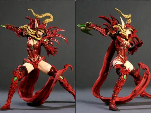 WOW WORLD Эльф крови разбойник валира SANGUINAR фигурки героев игрушка в подарок из аниме