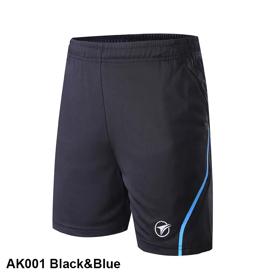 Ak001 blue Новинка, быстросохнущие мужские спортивные шорты для бега, женские шорты для игры в теннис, бадминтон, настольный теннис, шорты для бега, фитнеса, спортзала, тренировок - Цвет: Ak001 blue