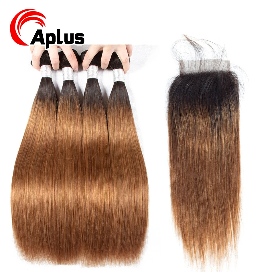 Эффектом деграде (переход от темного к бразильские прямые волосы пряди с