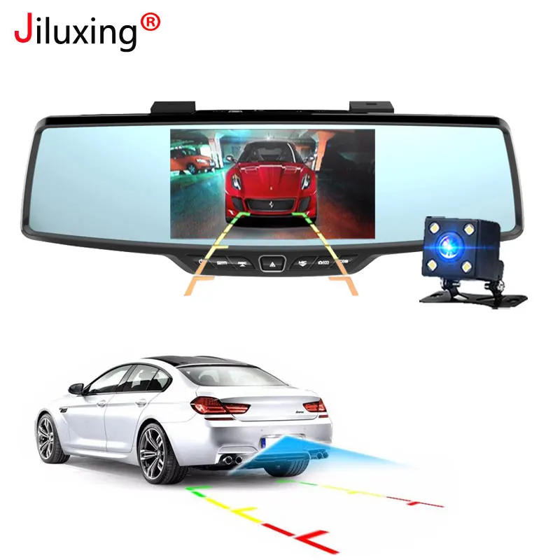 Jiluxing H10S 5 &quotавтомобильные камеры зеркало заднего вида FHD 1080P Автомобильный