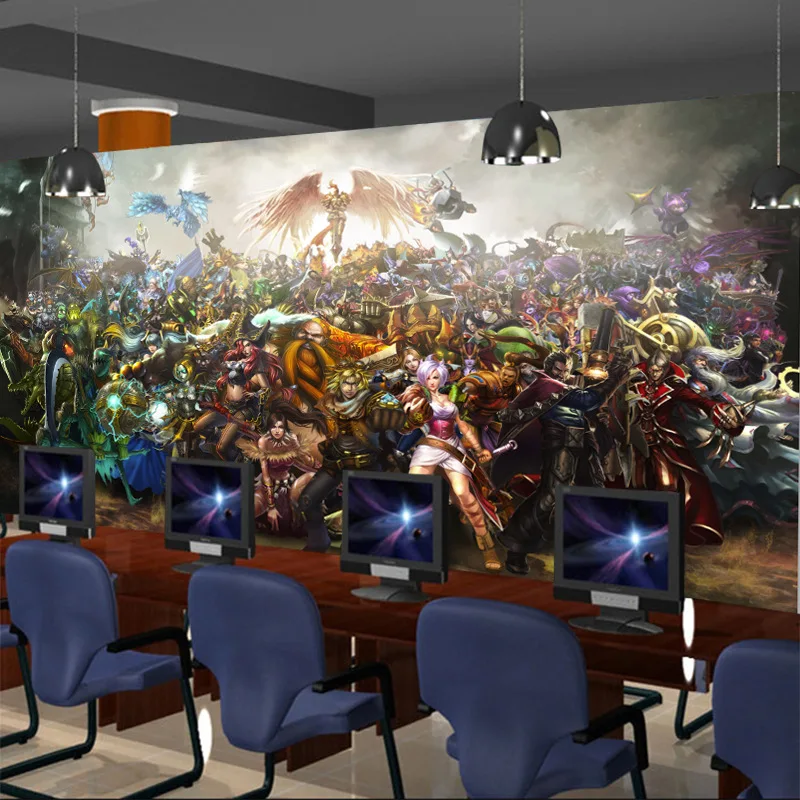 3d обои для рабочего стола в стиле &quotЛига Легенд&quot|backdrop wallpaper|mural wallpaperwallpaper mural |