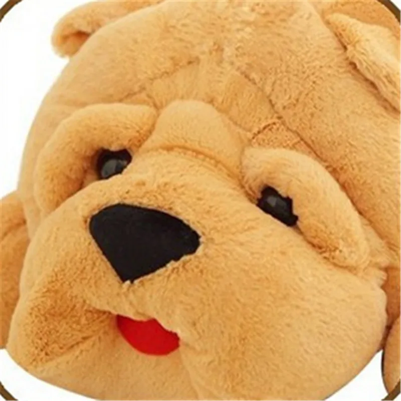 

One Piece Lovely Plush PP Cotton Stuffed Lying Shar Pei Toy Kids Super Soft Toys Creative Birthday Present Lovely Dog Dolls 2