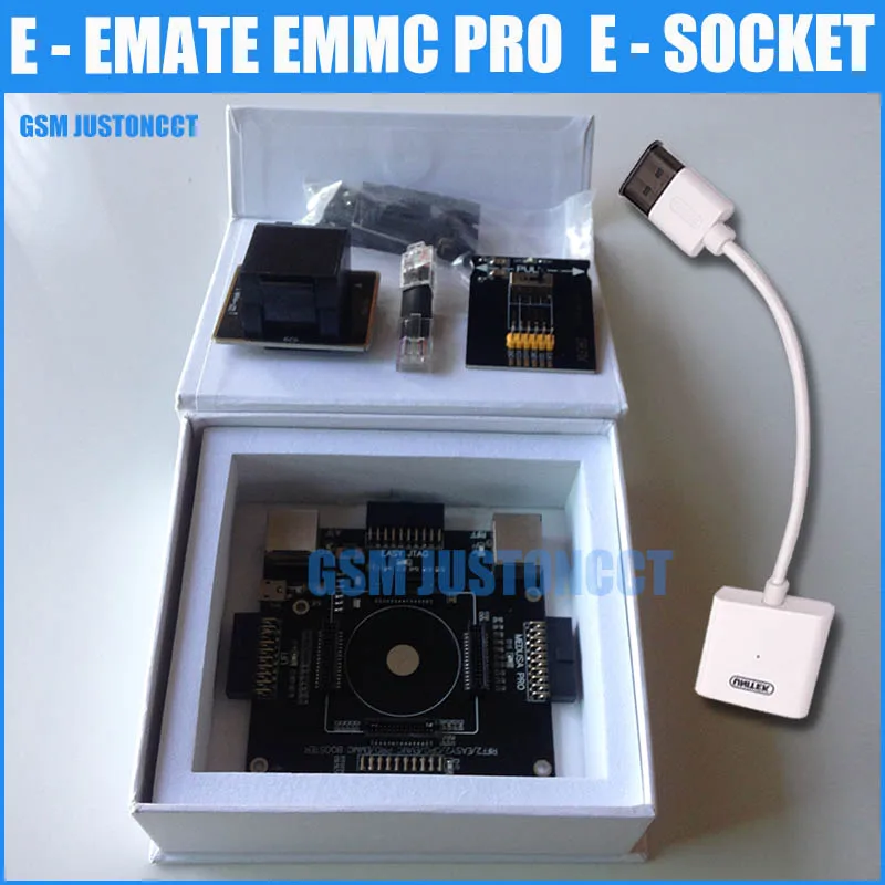 E MATE PRO BOX Emate Socket 6 в 1 без сварки BGA169E BGA162 BGA221 поддержка Medusa Pro box /UFI/ATF/легкий JTAG Plug/RIFF