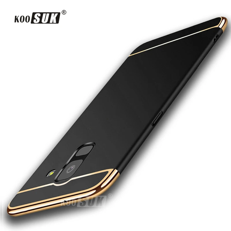 Чехол для Samsung J6 2018 жесткий матовый противоударный чехол из поликарбоната Galaxy Plus +