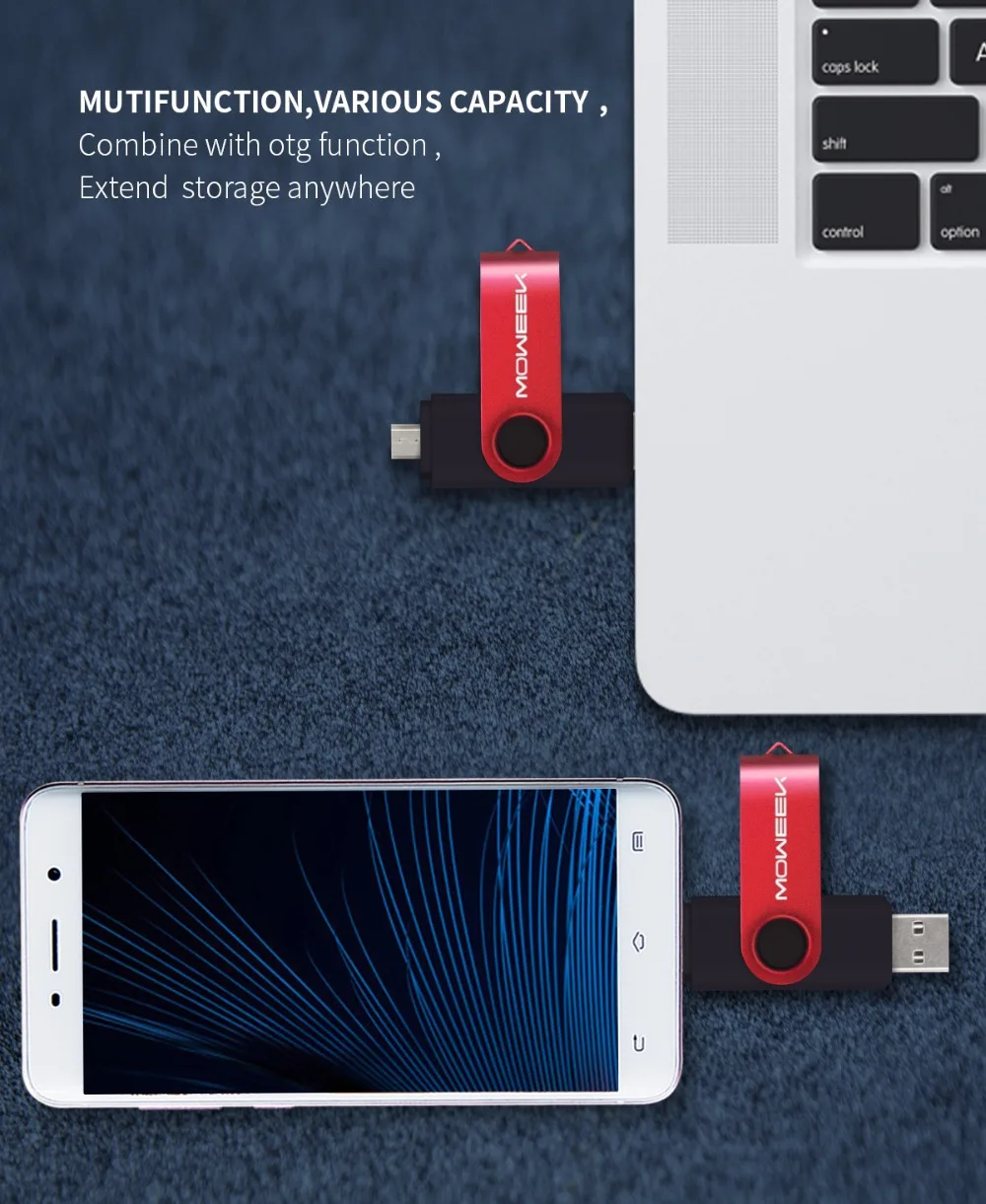 Moweek Многофункциональный USB флэш-накопитель 128 Гб 64 Гб cle usb флеш-накопитель 32 Гб оперативной памяти, 16 Гб встроенной памяти, usb-накопитель, карта памяти, 8 ГБ 4 ГБ USB 2,0 флеш-накопитель для android