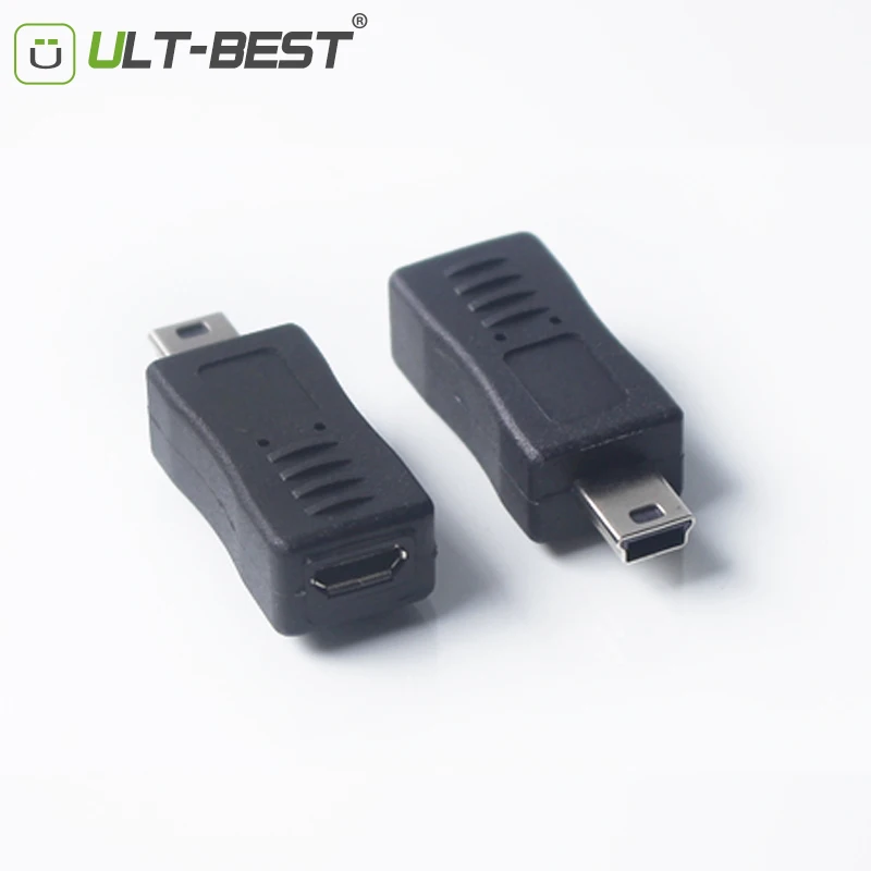 

Оптовая продажа 100 шт. мини USB 5pin штекер на микро USB гнездо адаптер конвертер коннектор Синхронизация данных для MP3 MP4 автомобильного планшета