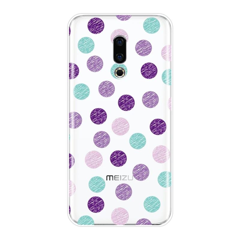 Мягкий силиконовый чехол для телефона Meizu 16th 16x15 Lite 16 Plus белая задняя крышка в