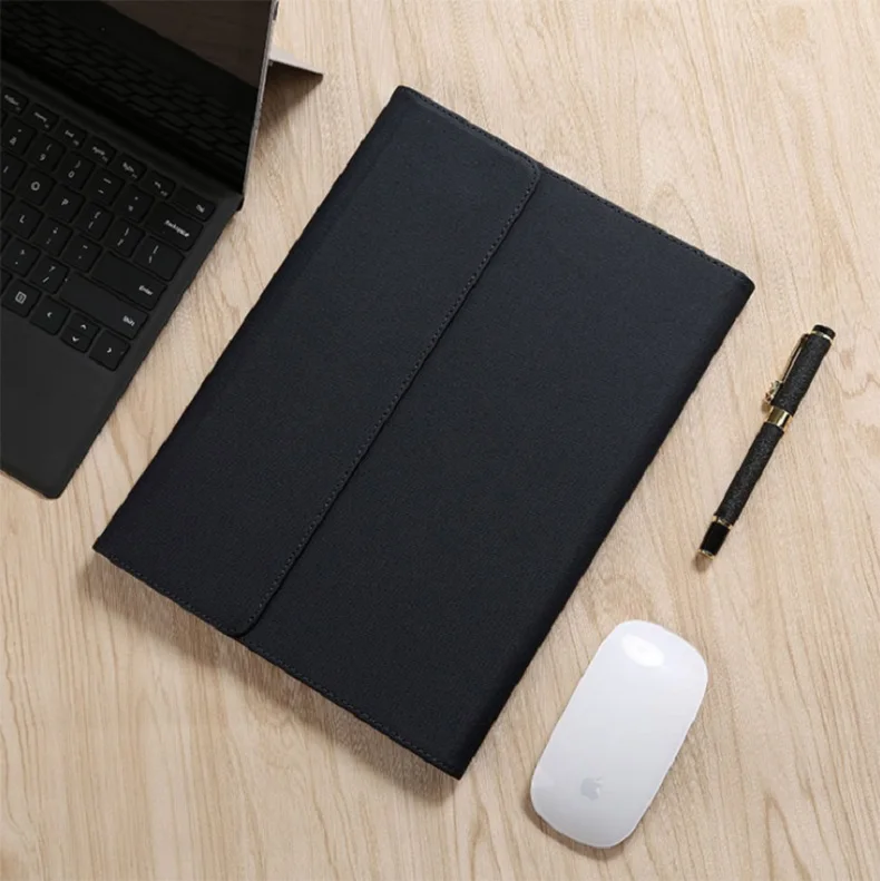 Тонкий чехол-подставка из искусственной кожи со стилусом совместимый с Surface Pro 3 12