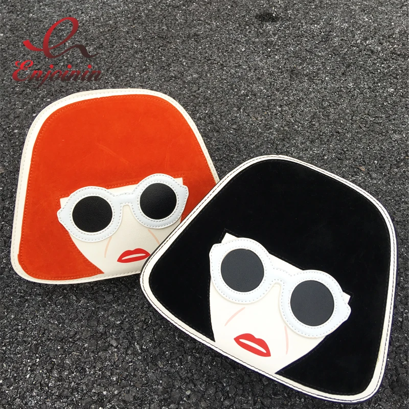 Забавная Персонализированная модная винтажная женская модельная Замшевая сумка