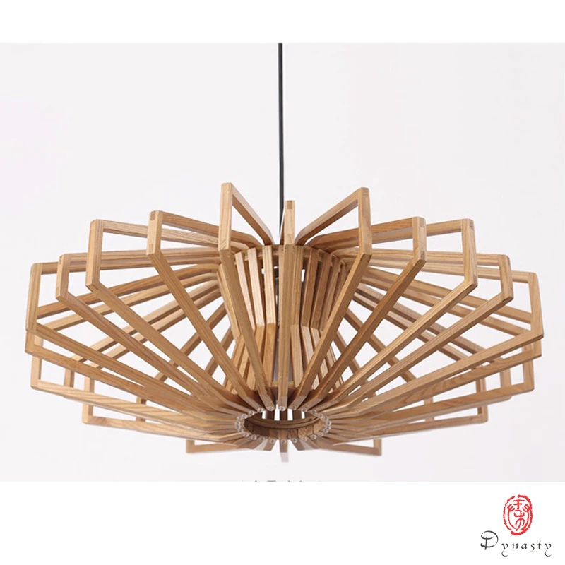 Современные деревянные подвесные светильники династии в японском стиле