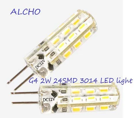 Бесплатная доставка 10 шт. G4 2 Вт 24 SMD 3014 светодиодсветодиодный лампочка для лодки