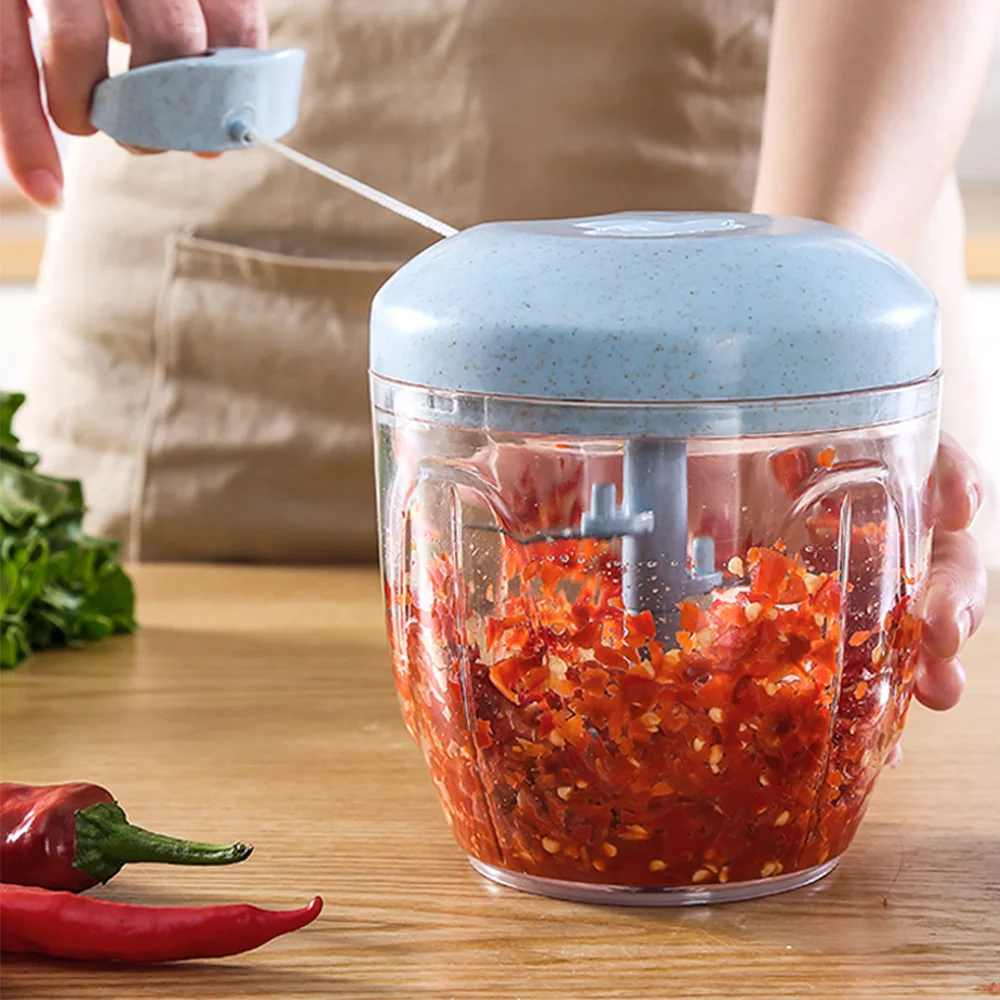 900 мл ручная мясорубка Многофункциональный кухонный комбайн фруктовый салат