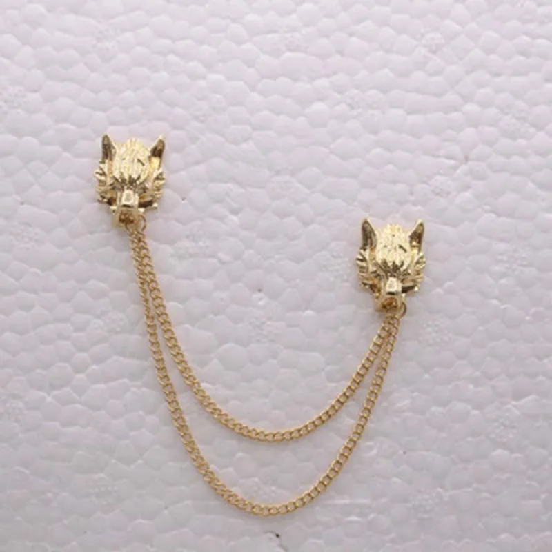 DoreenBeads кисточкой голова льва броши для мужчин и женщин модные ювелирные изделия прекрасные мини маленькие значки воротник нагрудные булавки аксессуары 1 шт
