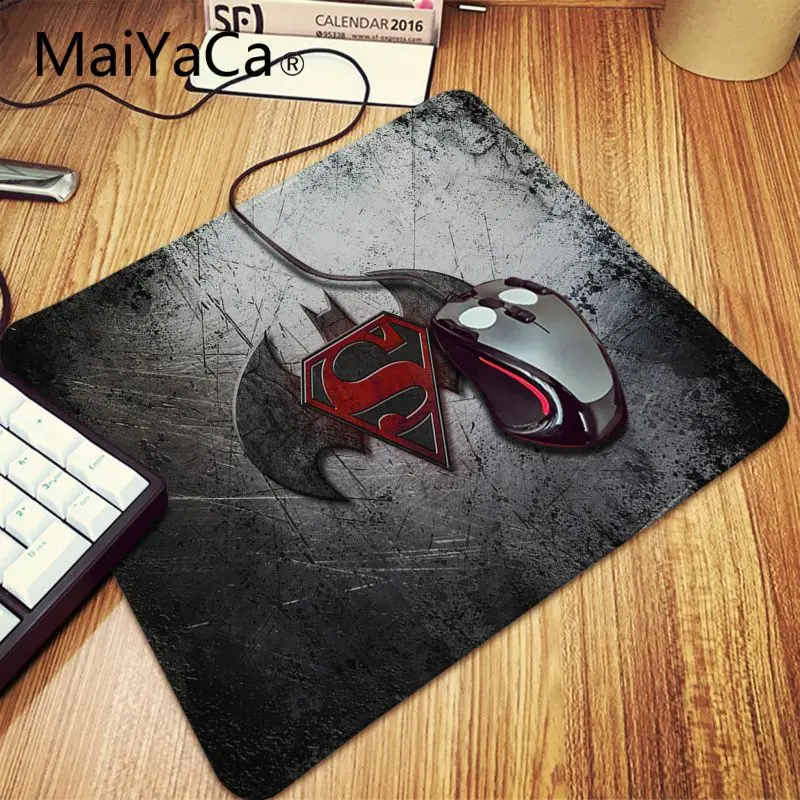 Lock Edge 20x25cm MaiYaCa Коврик для мыши Бэтмен геймер игровые коврики большой игровой коврик для мыши Lockedge коврик для мыши Клавиатура коврик - Color: Lock Edge 20x25cm