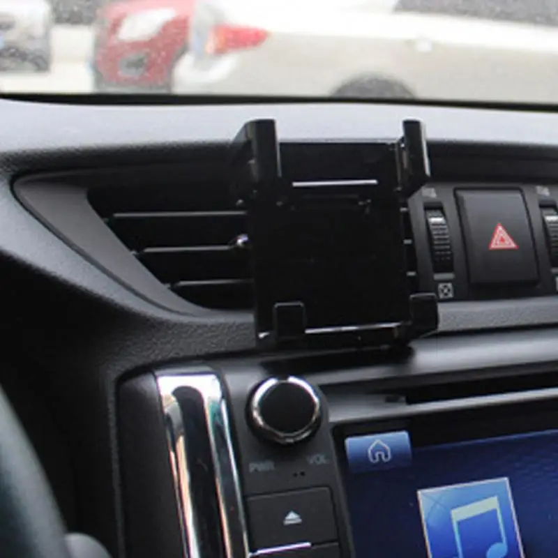 Автомобильный держатель для телефона 360 Вращающийся держатель для телефона в автомобильном вентиляционном отверстии Автомобильный держатель Подставка для iPhone 7 8 XS Max Универсальный
