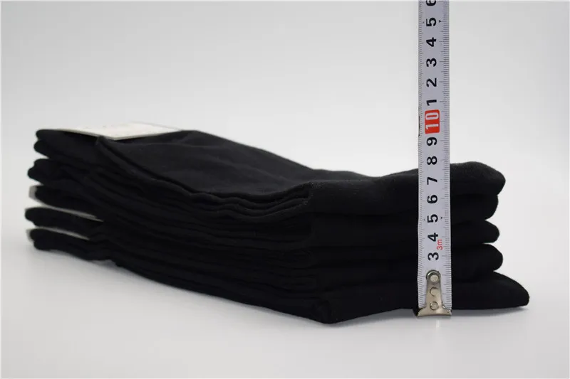 Fcare 10 шт = 5 пар 40,41, 42,43, 44,45 большие длинные ноги деловые носки calcetines мужские теплые Свадебные черные носки