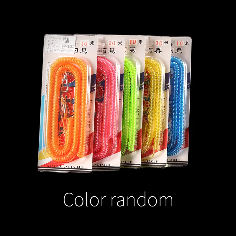 Вручение 10 м рыба пропущенная веревка рыболовные принадлежности рыбный полюс