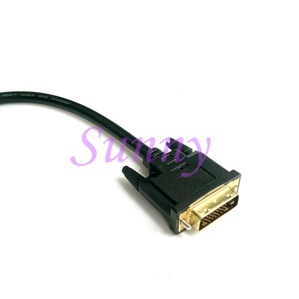 Позолоченный DVI 24+ 1 Мужской до 2* HDMI 19-Pin Женский сплиттер Кабель-адаптер HDMI кабель для HDTV lcd DVI-D Преобразование HDMI 1080P