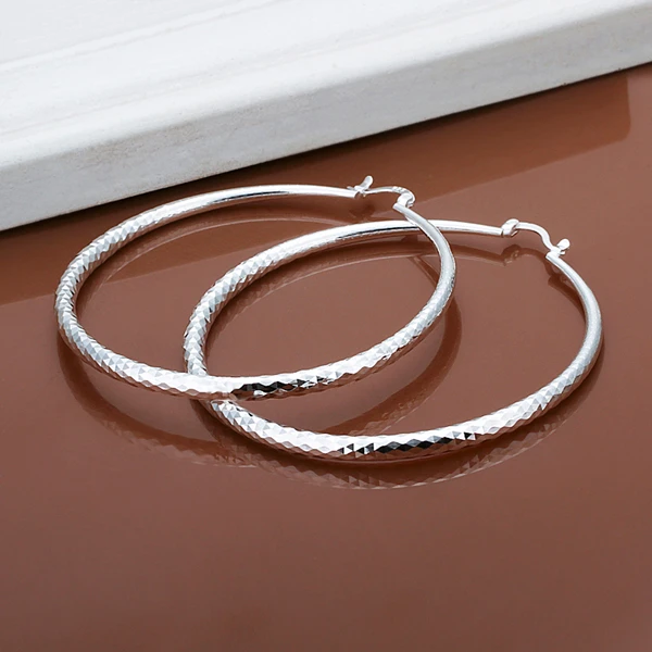 925 Стерлинговое серебро ювелирные изделия серебряные серьги кольца Горячая