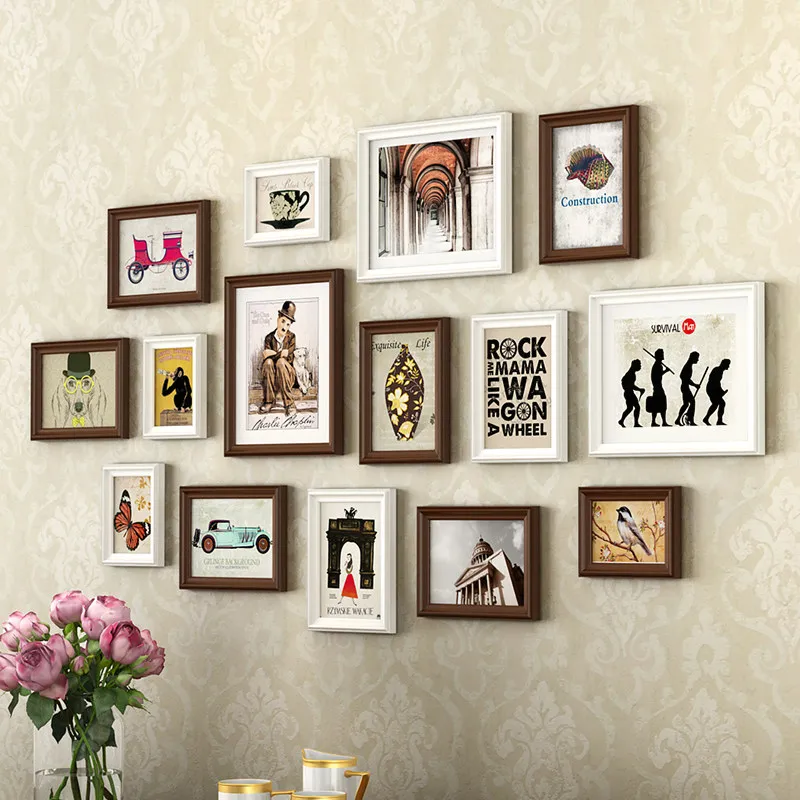 Красивый дизайн сада светильник Цвет настенные подвесные рамки для фотографий 15