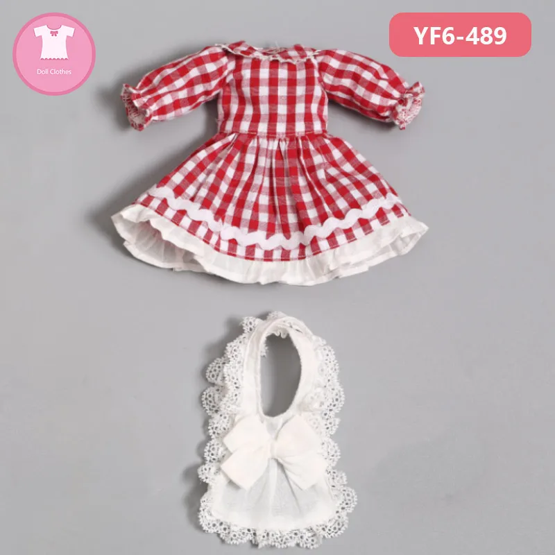 BJD одежда 1/6 для Littlefee или LCC тело хлопок конфеты милое платье красивая кукла наряд OUENEIFS кукла аксессуары - Цвет: YF6-489