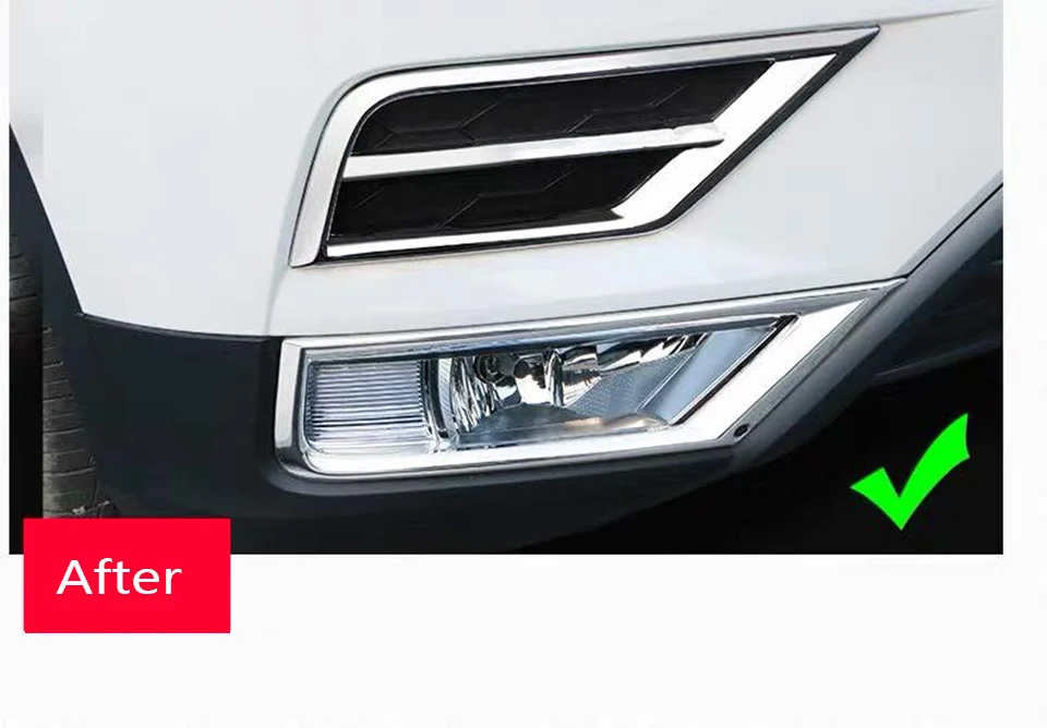 Автомобильный-Стайлинг Tiguan для Volkswagen Tiguan 2 MK2 передняя решетка Противотуманные фары лампы рамка отделка наклейки крышка аксессуары