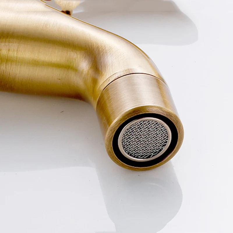 Современный декоративный смеситель Uythner из античной латуни бесплатная доставка