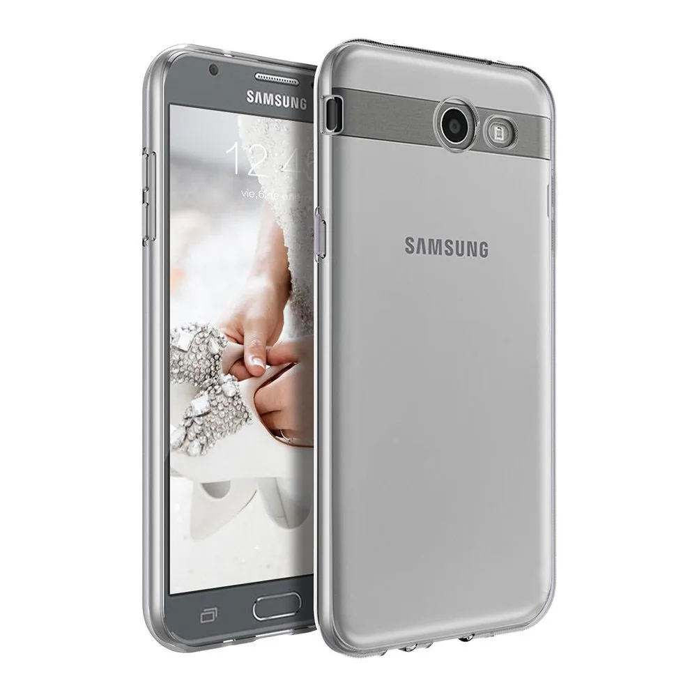 Тонкий мягкий силиконовый прозрачный чехол для Samsung Galaxy J7 V J727V/J7 Perx J727P/J7 Sky Pro/J7 2017